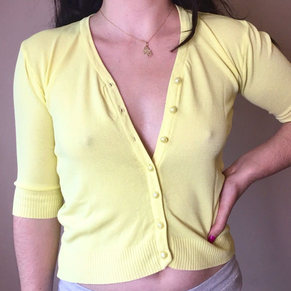 💛 Yellow Cardigan 💛